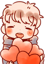 boyhearts emote