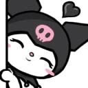 KuromiPeek emote