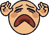 Devastated emote