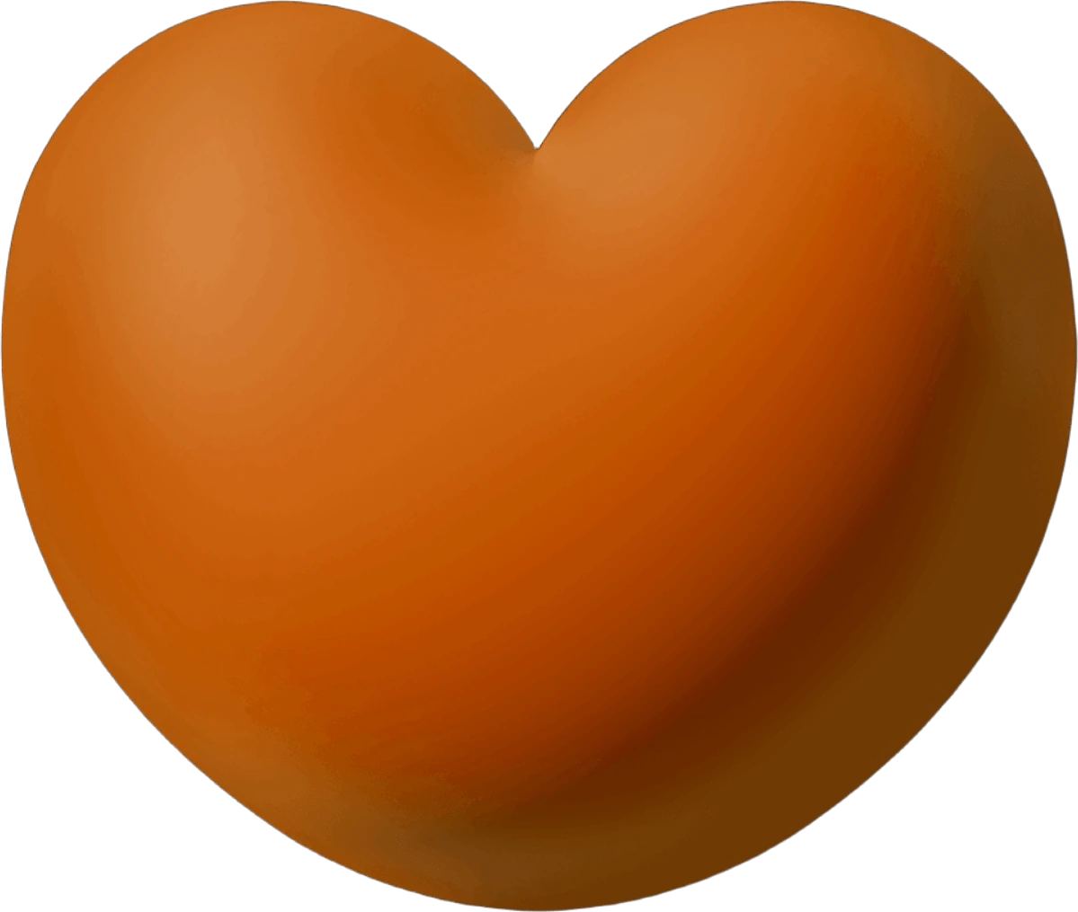 3DHeartOrange emote