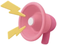 pink_megaphone emote