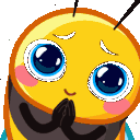 beePlead animated emote