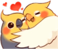 BirdCuddle emote