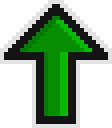 GreenArrowUp static emote