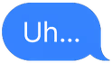 iMessageUh emote