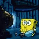 SpongebobWatchingTV emote