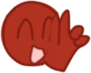 redpeacesignemoji emote