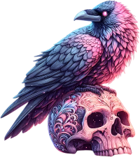 Livelydepictionofcrow emote