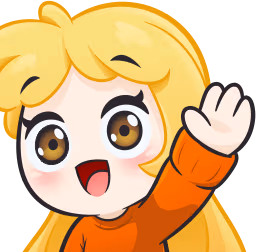 BlondeGirlWave emoji