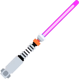 purplelightsaber emote