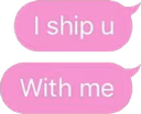Texting emote
