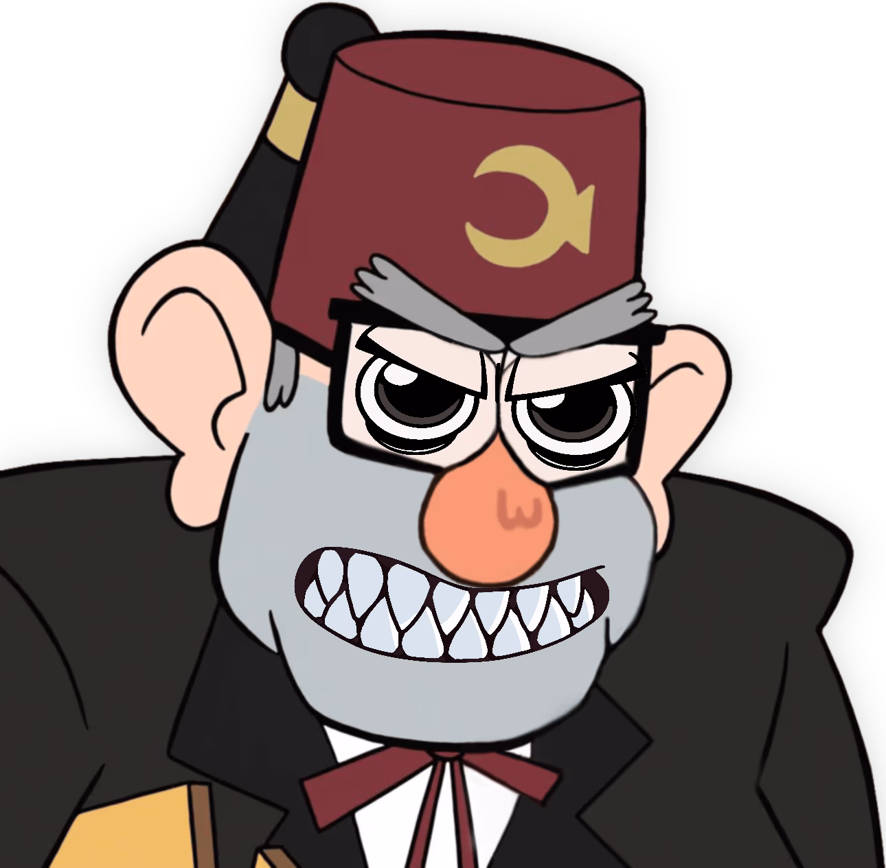 GrunkleStan_Mad emote