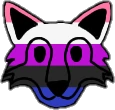 PrideWolfGenderfluid emote