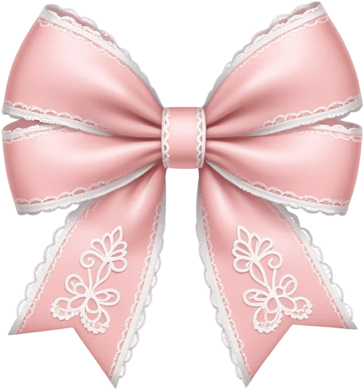 Pinkwhitebow emote