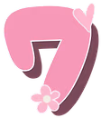 Pink_seven_heart_flower emote