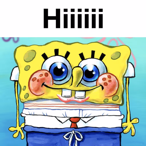 Spongebob_hiiii emote