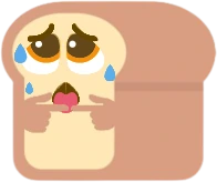 AhegaoPleadingBread emote