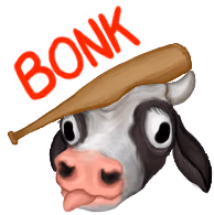 CowBonk emote