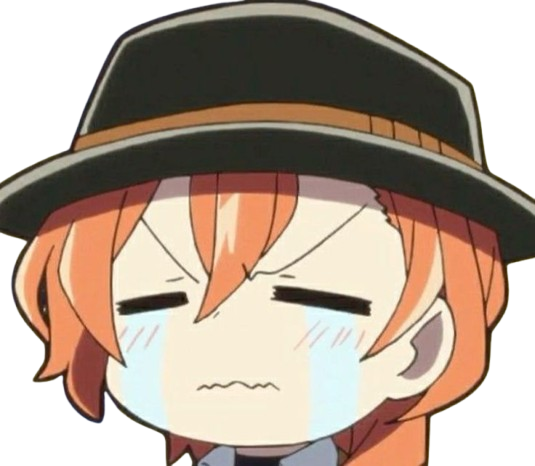 Chuuya_sob static emote