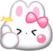 bunny_thumbsup emote