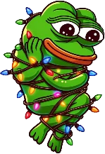 PepeChristmasLights emote