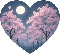 Moonlightcherryheart emote