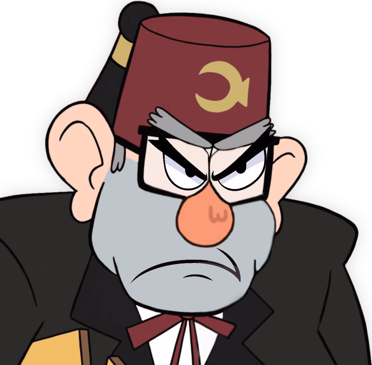 GrunkleStan_Mad emote
