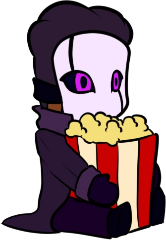 gaster_popcorn emote