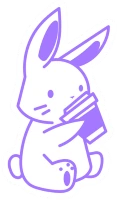 Purplerabbitdrinkingcoffee emoji