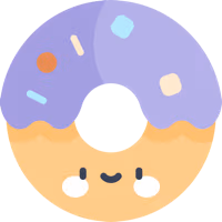 Kawaii_Purple_Icing_Donut emoji