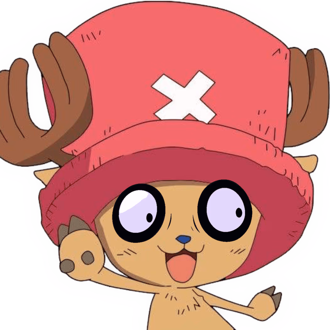 Chopper_ScaredStare emote