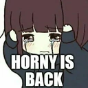 HORNYISBACK emote