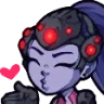 WidowmakerKiss emote