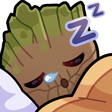 GrootSleeping static emote