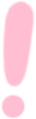 pinkexclamationmark emoji