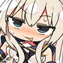 shimakaze_blep_blush emote