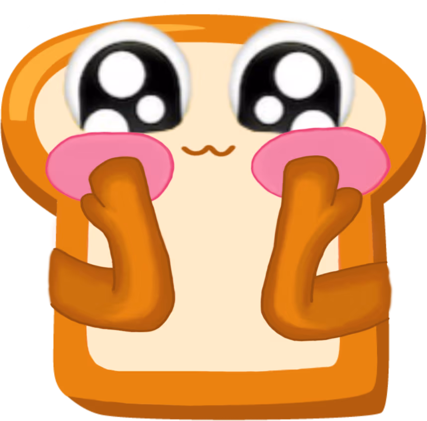 BlushingBread emote