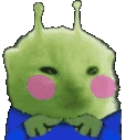 glorpShy emote