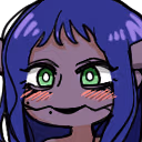 SantaDevilBlush emote