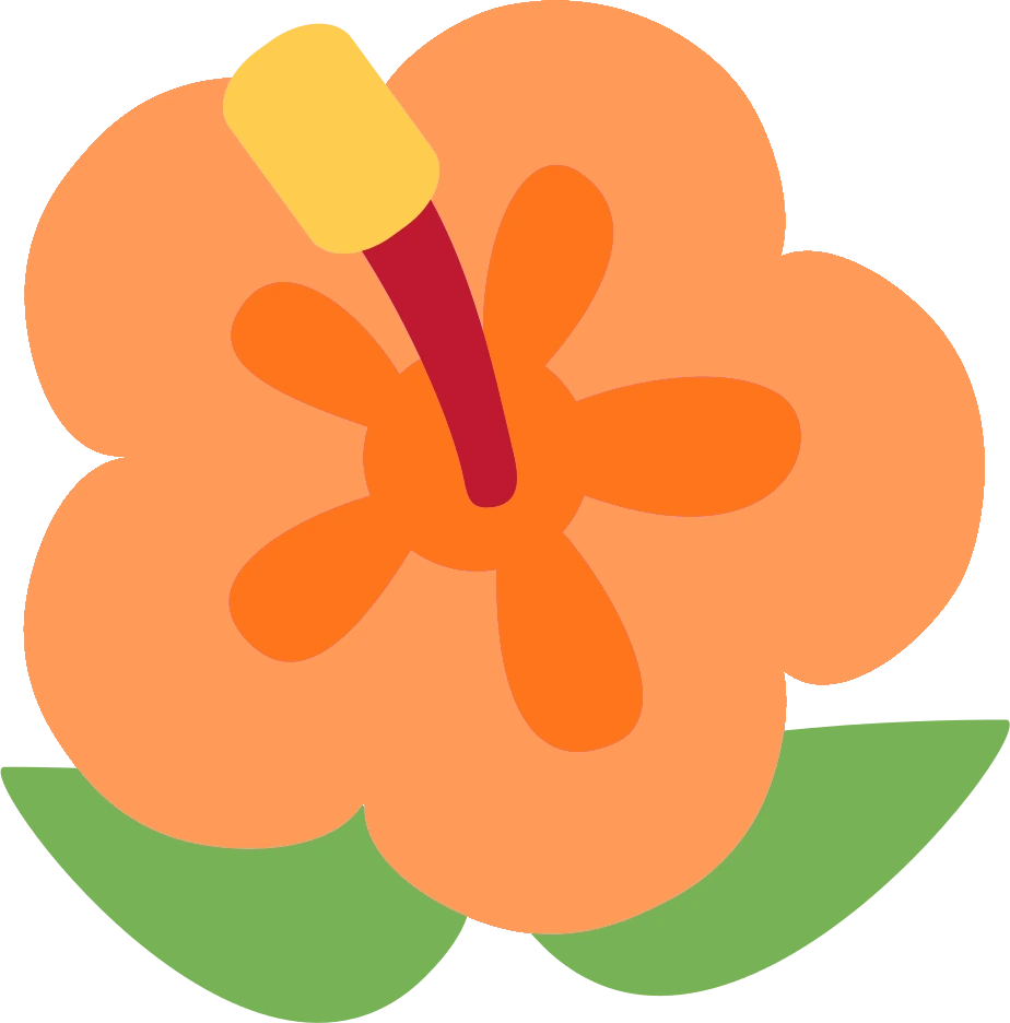 orange_hibiscus emote