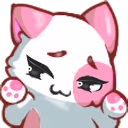 pinkcatshrug emote