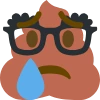nerd_sad_poop emote