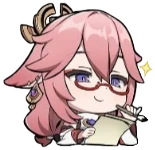 Yaemiko_notes emote