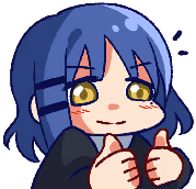bocchiryothumbsup emote