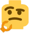 ThinkingLego emote