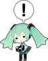 MikuExclamation emote