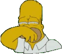 HomerSobbing animated emote