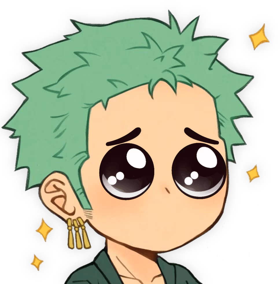 Zoro_AdorablePout emote