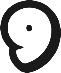 Nine static emote