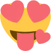 hearteyesonheart emote